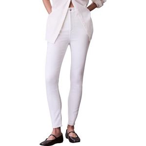 Calvin Klein Jeans Jeans voor dames, Wit (Krijt Wit), 28W