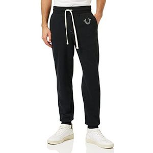 True Religion Heren Classic Logo Jogger Sweatpant, Zwart, 3XL