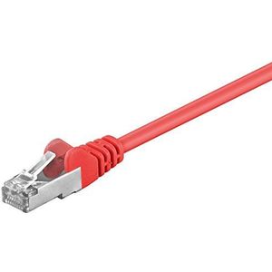 goobay Cat5e SF/UTP netwerkkabel rood 0,5m 68031