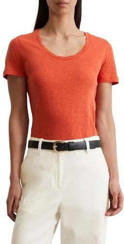 Shirt - Jersey - Mélange - Kwartmouw - Slanke Pasvorm