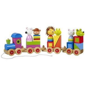 Orange Tree Toys Dierlijke puzzel trein