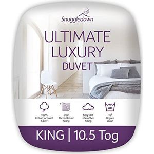 Snuggledown Ultiem dekbed, katoen, wit, kingsize