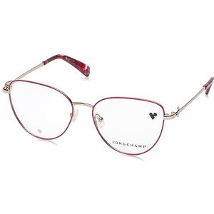 Longchamp Optical zonnebril voor dames, roségoud/rood, eenheidsmaat, roségoud/rood, One size