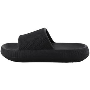 Tom Tailor 9580210001 Schuifsandalen, zwart, 40 EU, zwart, 40 EU