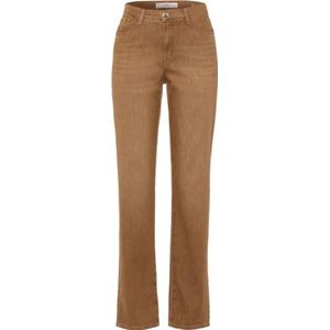 BRAX Dames Style Carola Blue Planet: Duurzame Five-Pocket Jeans, Used zand, 27W / 32L