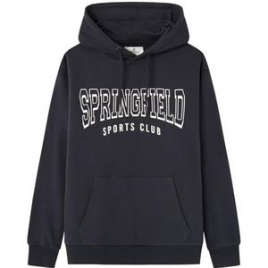 Springfield Herentrui met capuchon, donkerblauw, M, Donkerblauw, M