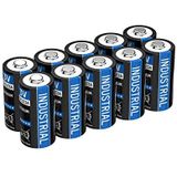 ANSMANN CR123A 3V Lithiumbatterij - Set van 10 CR123A batterijen met 3 Volt en 1700 mAh/Perfect voor camera's, alarmsystemen, zaklampen en nog veel meer - wegwerpbatterij