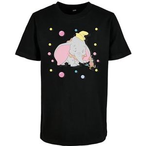 Mister Tee Dumbo Fun Tee T-shirt voor kinderen, uniseks, zwart, 146