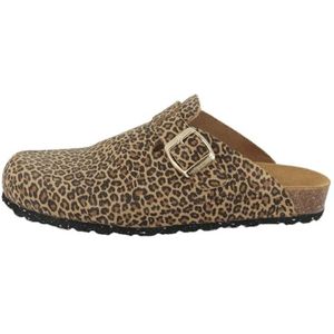 dresco Zabot damesschoenen, stadsschoenen en klomp, luipaard, 36 EU, Luipaard., 36 EU