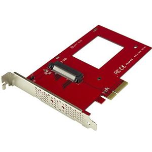 StarTech.com U.2 op PCIe Adapter voor 2,5"" U.2 NVMe SSD - SFF 8639-4x PCI Express 3.0 - NVMe PCIe Adapter - U.2 PCIe Card (PEX4SFF8639)