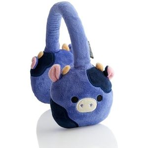 WONDEE - Officiële SQUISHMALLOWS hoofdtelefoon voor kinderen, van zacht en pluizig pluche, origineel cadeau voor meisjes en jongens, draadloze bluetooth-hoofdtelefoon voor kinderen
