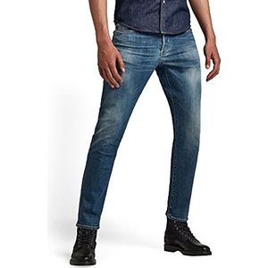 G-STAR RAW Heren 3301 Straight Tapered Jeans, Blauw (Faded Spruce Blue C300-C084), 28W x 32L