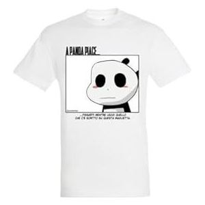 Gigaciao - T-shirt - a Panda Piacio Ti Piaciao staart wit (T-shirt s), Meerkleurig., S