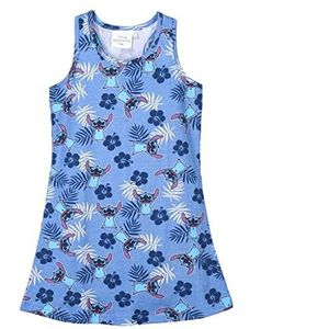 CERDÁ LIFE'S LITTLE MOMENTS Stitch-jurk voor meisjes, van 100% katoen, officieel Disney-licentieproduct, blauw, normaal voor meisjes