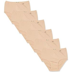 EVEN 6-delige set damesslips huidskleur L