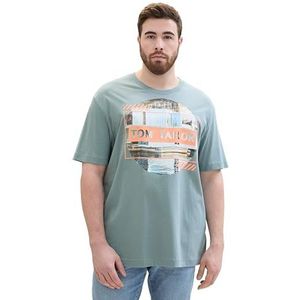 TOM TAILOR T-shirt voor heren, 27475 - Grijs Mint, 4XL