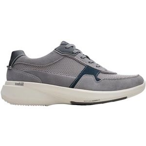 Clarks Heren Lehman Race Sneaker, donkergrijs Combi, 11 UK, Donkergrijs Combi, 46 EU