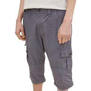 TOM TAILOR Uomini Max Regular Cargo bermuda shorts 1031970, 28964 - Grey Anthra Minimal, 30