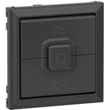 Seano - Rocker - Antraciet - Gerecycled Kunststof - Voor Rolluik- en Jaloezieschakelaars