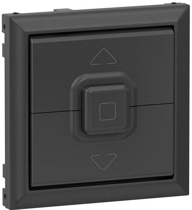 Seano - Rocker - Antraciet - Gerecycled Kunststof - Voor Rolluik- en Jaloezieschakelaars