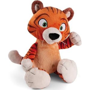 Knuffel Tijger Mandarijn 35 cm oranje - Duurzaam zacht speelgoed gemaakt van zachte pluche, schattig zacht speelgoed om mee te knuffelen en te spelen, voor kinderen en volwassenen