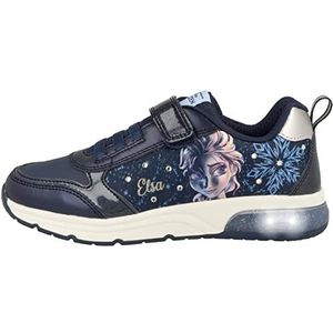 Geox J Spaceclub Girl D Sneakers voor meisjes, Navy Platinum, 27 EU