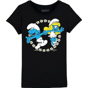 Les Schtroumpfs GISMURFTS009 T-shirt, zwart, 10 jaar, zwart, 10 Jaar