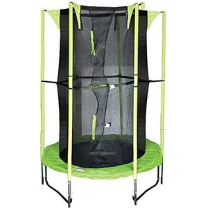 Aktive 54086 - trampoline, buitentrampoline, kinderen, afmetingen 122 x 184 cm, gewicht max. 25 kg, 3 jaar, roestvrij staal, uv-bescherming, veiligheidsnet, actieve sport