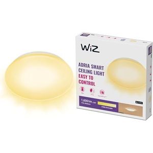 WiZ Plafondlamp Adria - Slimme LED Verlichting - Warmwit Licht - Dimbaar - Geintegreerd LED - 17 W - Wit