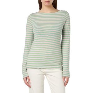 Marc O'Polo T-shirt voor dames, Multi/Pure Mint, L