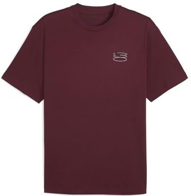 PUMA Functioneel shirt  bourgogne / zwart / wit