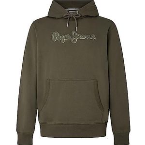 Pepe Jeans Ryan Hoodie Sweatshirt met capuchon voor heren, Groen (Olijf), S