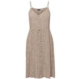 PIECES Pctala Slip Dress Noos Bc jurk voor dames, silver mink, XL