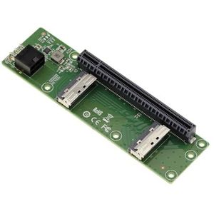 KALEA-INFORMATIQUE 2-poorts MCIO 8i naar PCIe Gen 5.0 x8 of x16 kaart om een PCI Express poort te verplaatsen