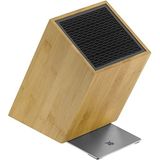 WMF 1893854500 FlexTec bamboo messenblok leeg, voor max. 15 keukenmessen, vrije indeling van messen, optimale bescherming, duurzaam bamboe, hoogwaardige kwaliteit kunststof,