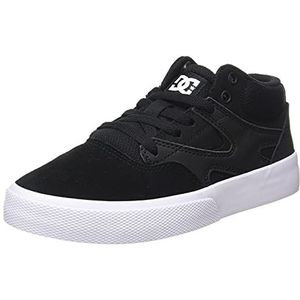 DC Shoes Kalis Vulc Mid Sneakers voor jongens, zwart, 29 EU
