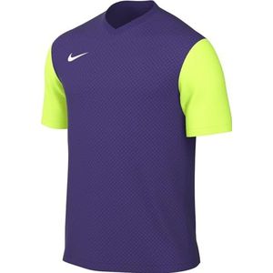 Nike Heren Short Sleeve Top M Nk Df Tiempo Prem Ii Jsy Ss, Court Purple/Volt/Wit, DH8035-547, S