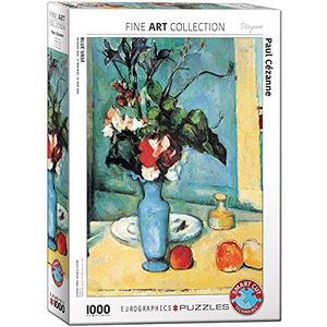 Blauwe vaas van Paul Cezanne 1000-delige puzzel