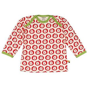 loud + proud Uniseks baby sweatshirt, Rood (Sunrise Su)., 74/80 cm