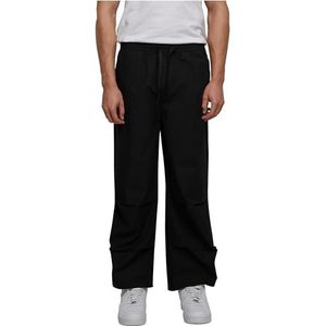 Urban Classics Herenbroek Wide Poplin Pants Black L, zwart, L