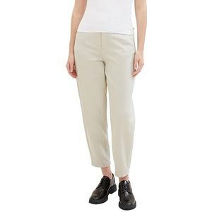 TOM TAILOR Denim Lotte Slim Straight Jeans voor dames, 10479 - beige grijs, S