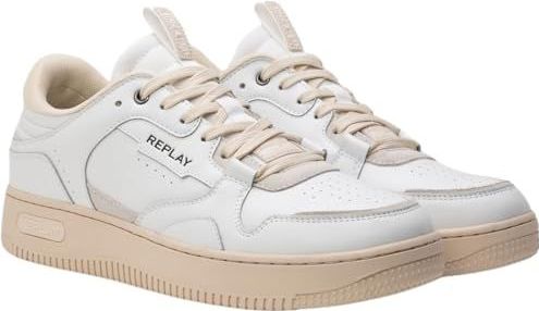 Replay Epic Base Man Sneakers voor heren, wit, maat 123, 123 Wit Off Wht, 40 EU