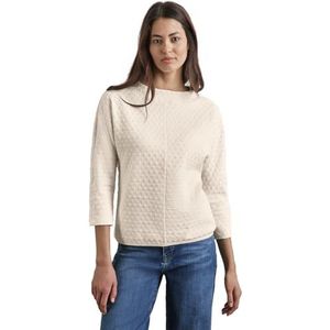 T-shirt - Effen - Katoen - Lange Mouw - Normale Pasvorm