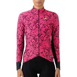 Alé Cycling Dames PR.E Papillon shirt met lange mouwen, fluo roze, XL