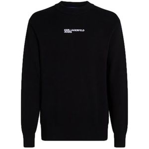 Karl Lagerfeld - Jeans - Gebreide Trui - Zwart - Heren
