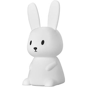 WE Siliconen Konijn Nachtlampje, Oplaadbare batterij, Auto 9-11 uur, Vast Wit Licht/7 Kleuren in Scroll, In/Uit/Verander Kleur door Tap