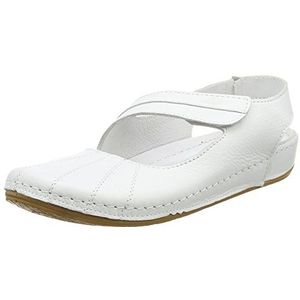Andrea Conti Dames 0021562 gesloten sandalen met sleehak, Wit wit wit 001, 36 EU