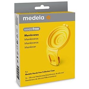 Medela Handsfree membranen, 2 x siliconen membranen, accessoires voor handsfree borstkolf, accessoires voor handsfree opvangschalen