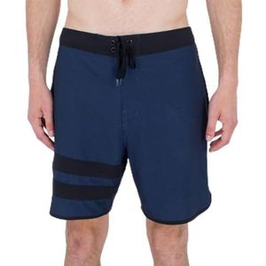 Hurley Boardshort 18"" Heren - Phantom Block Party Indigo, Indigo, 164