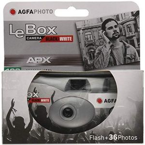 Agfa AFPLBW36 foto LeBox Black/White 36. Wegwerpcamera met 36 opnamen